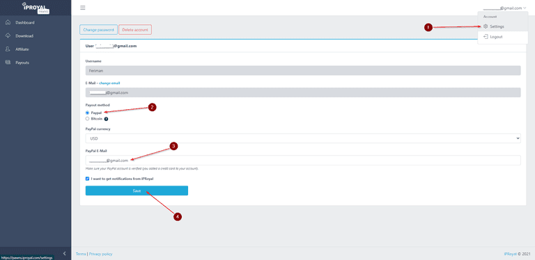 PayPal Configure