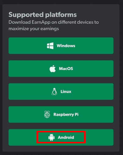 EarnApp Android Install Guide
