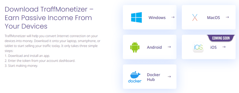 Traffmonetizer Apps